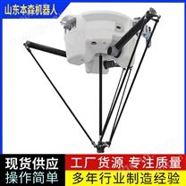 雙并聯(lián)機(jī)器人 視覺分揀金屬按鍵集中生產(chǎn)線非標(biāo)定制 機(jī)械手蜘蛛手Double parallel robot visual sorting, metal butto